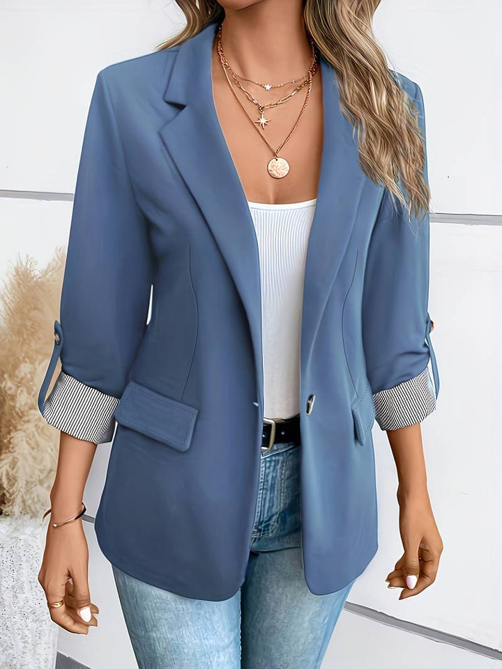 Galiah - Elegante Blazer Doppiopetto Con Collo Con Revers