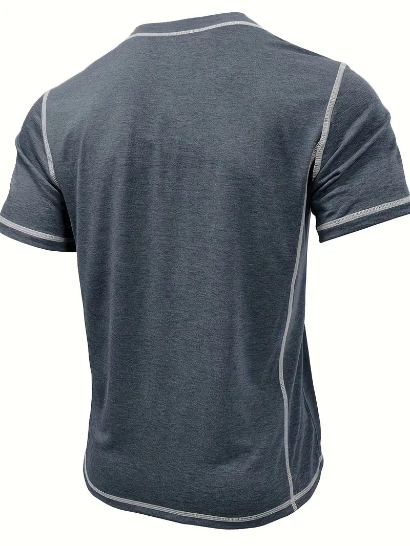 Orazio - Maglietta a Maniche Corte Con Bottoni