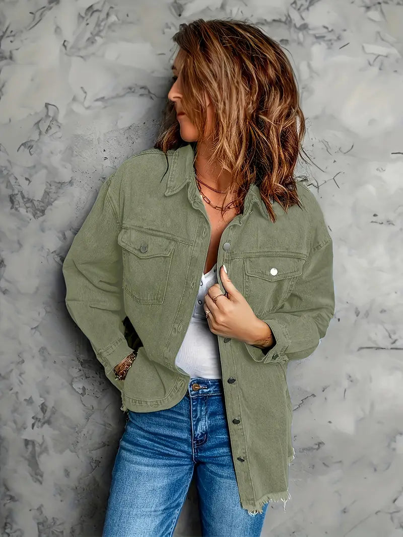 Malika - Giacca Di Jeans A Maniche Lunghe