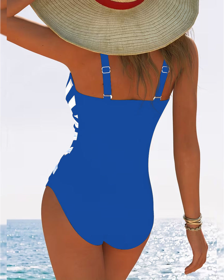 Sulinna - Costume Da Bagno Intero Casual a Righe