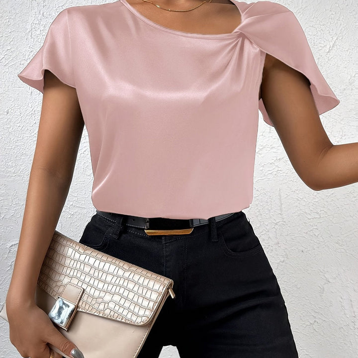 Loretta - Top Alla Moda Con Dettagli Unici Sulle Spalle