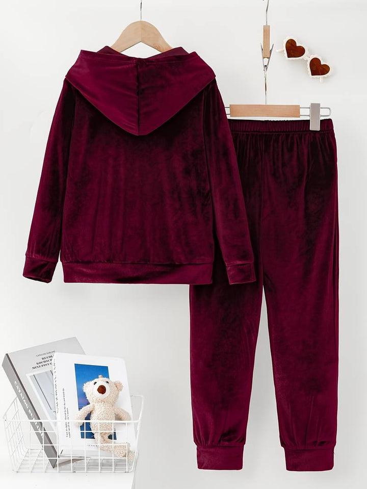 Tiferet - Elegante Set Composto da Felpa Con Cappuccio e Pantaloni