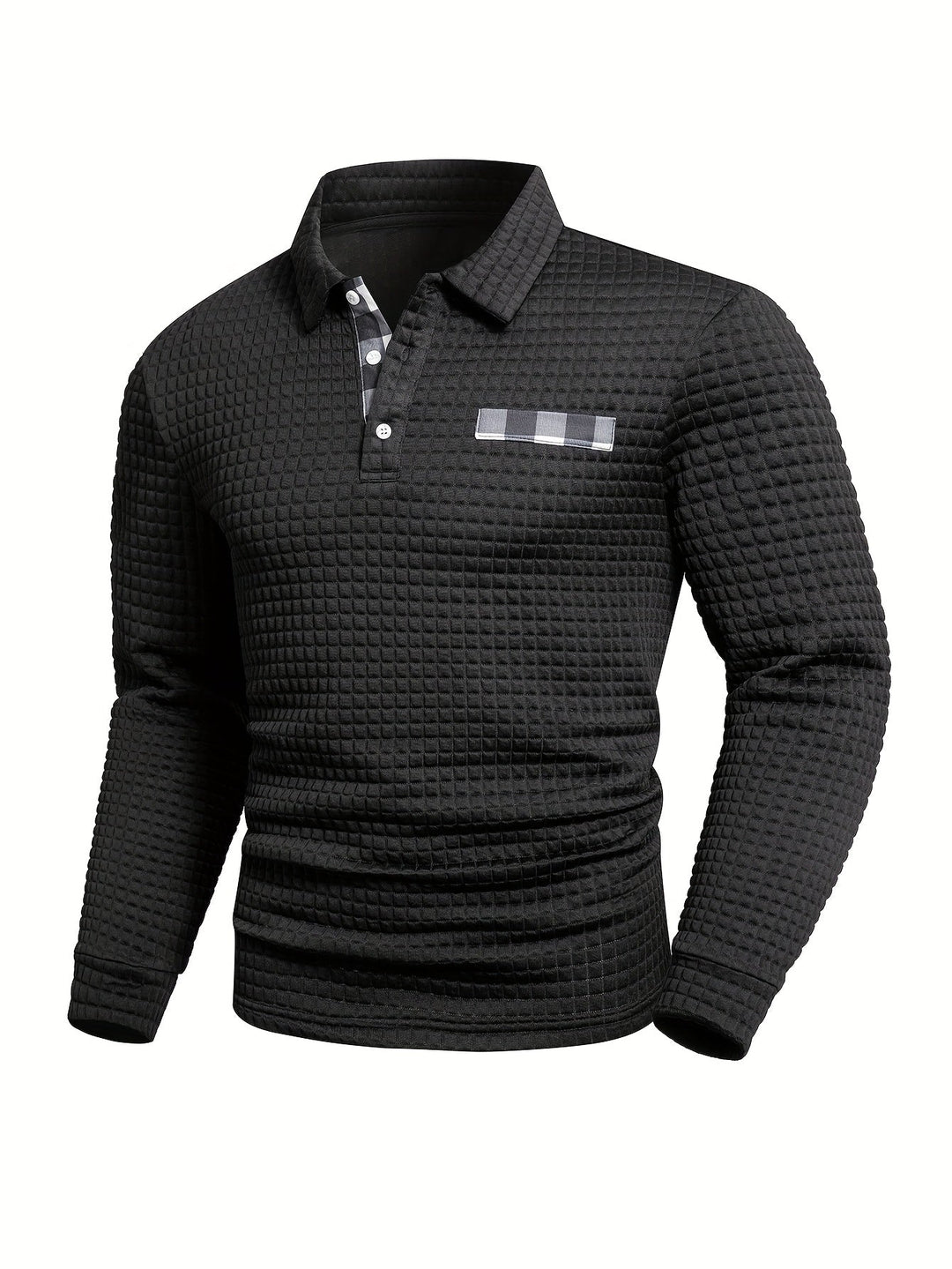Juergen - Camicia Casual a Maniche Lunghe Con Bottoni