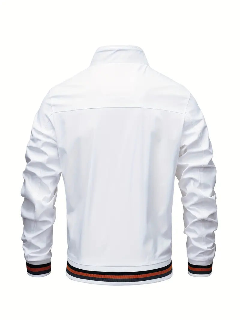 Stanton - Giacca Collare Stand Zip Up Casuale