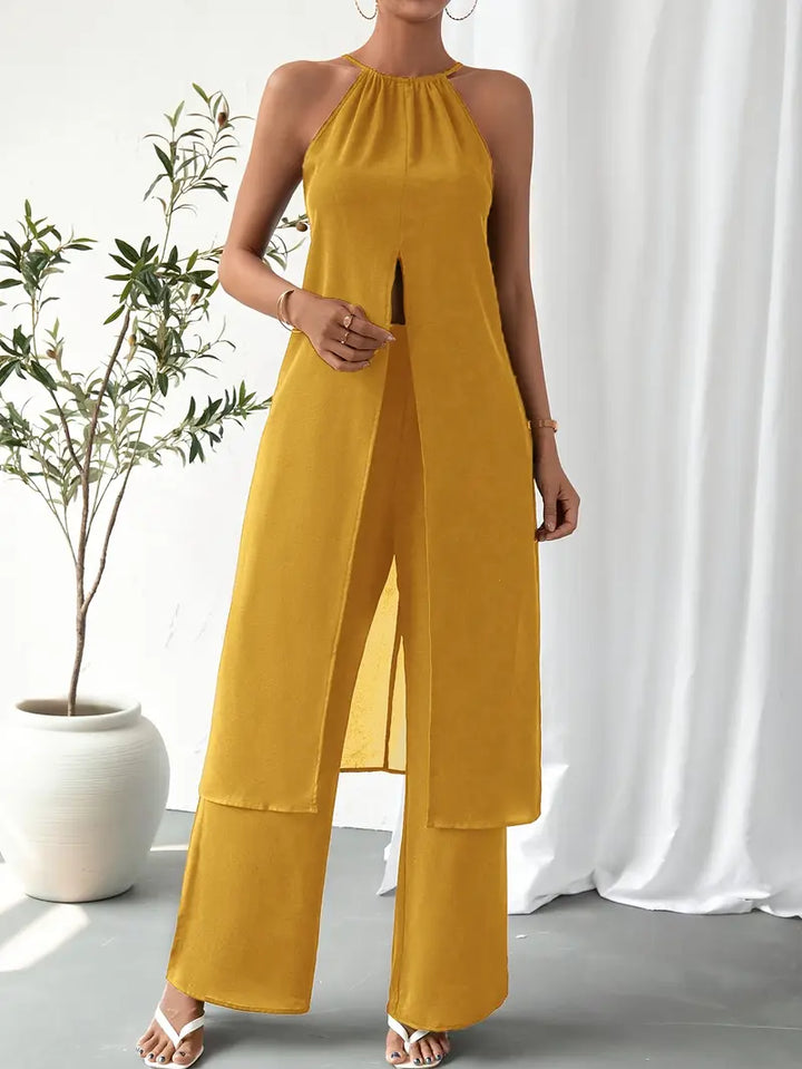 Eirini - Elegante Set Due Pezzi Senza Maniche