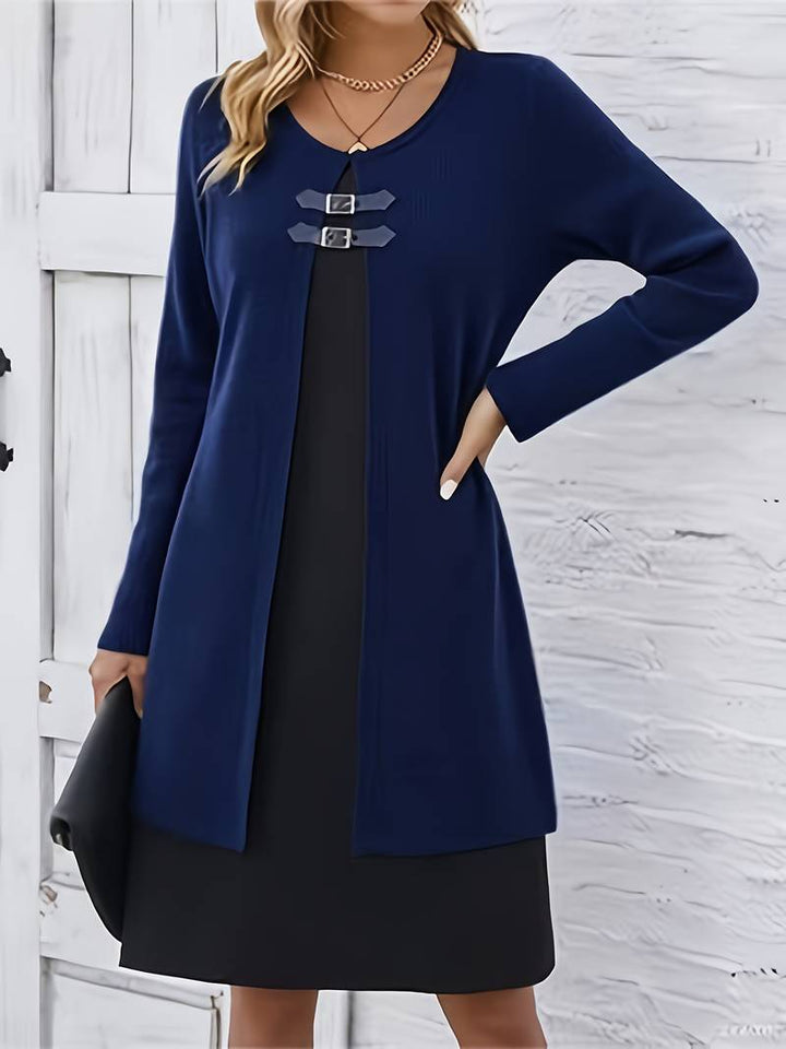 Shirahoshi - Completo Due Pezzi Con Collo Rotondo Per Autunno e Inverno