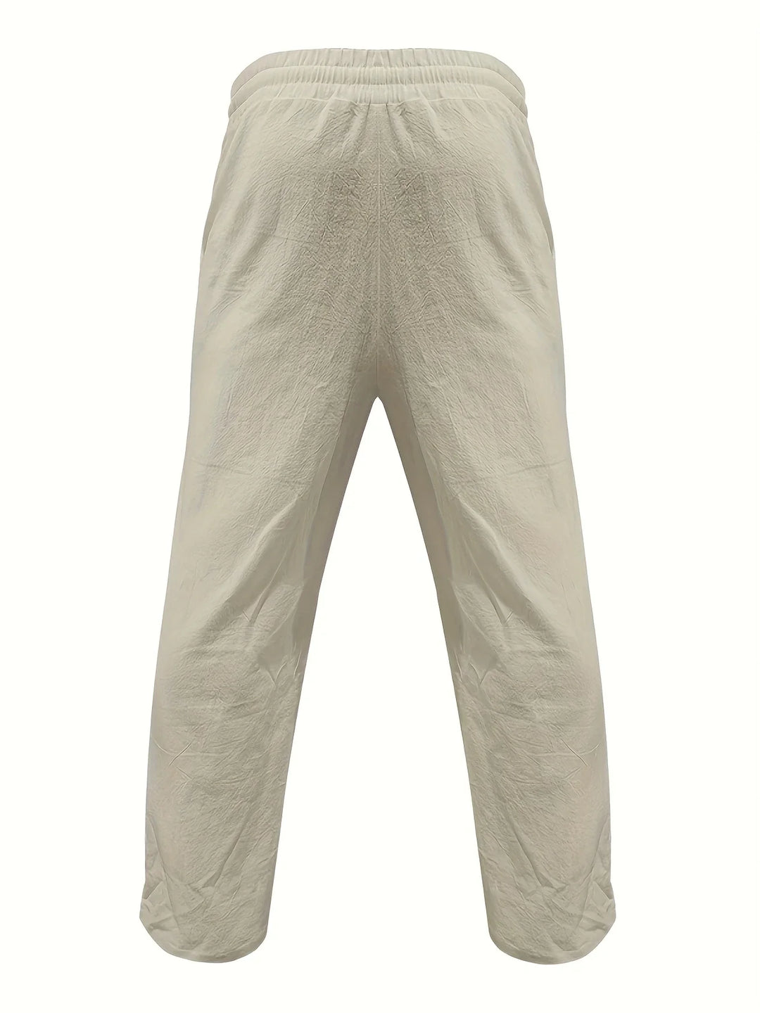 Beslan - Elegante Pantalone A Gamba Dritta Con Bottoni Dorati