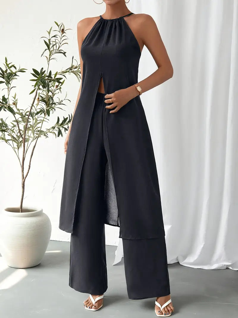 Eirini - Elegante Set Due Pezzi Senza Maniche