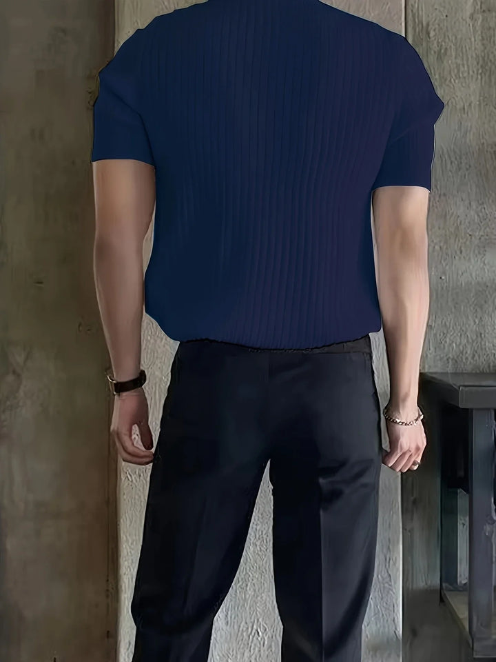 Avgustin - Polo Casual A Mniche Corte