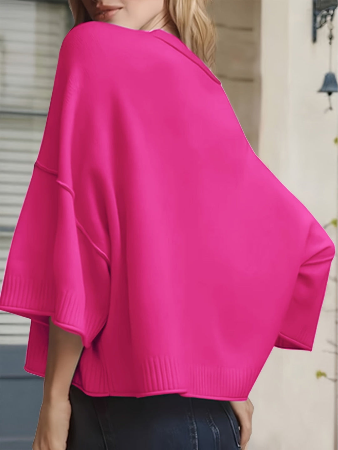 hilena - Cardigan Casual a Maniche Corte