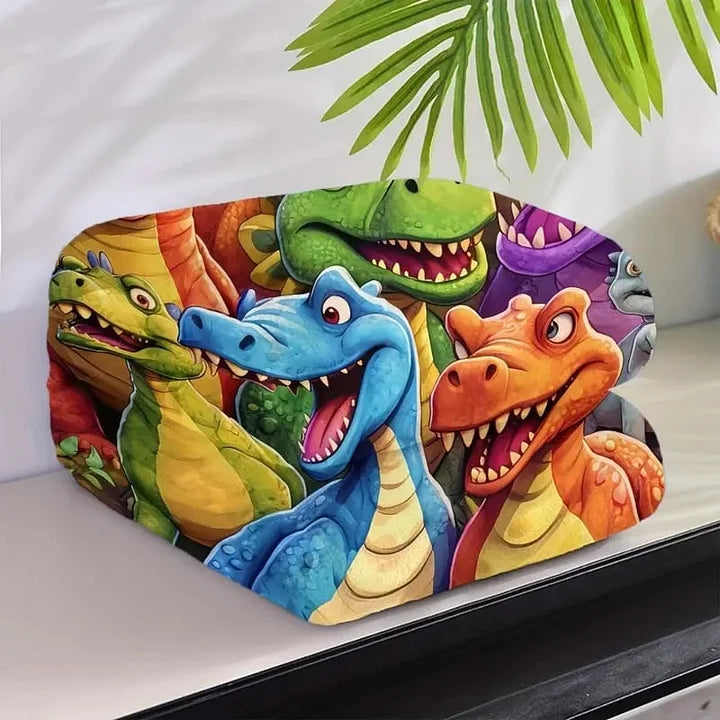 DinoSnuggle - Morbida e Divertente Coperta con Dinosauri Stampa Digitale HD