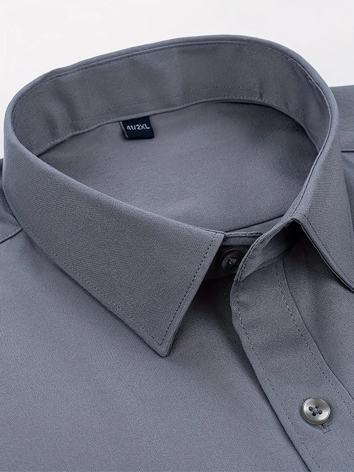 Byron - Elegante Camicia a Maniche Lunghe Con Bottoni