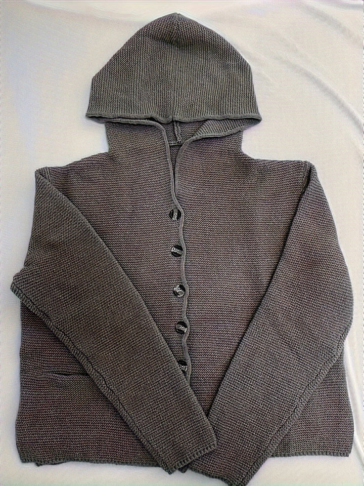 Jadia - Cardigan A Maniche Lunghe In Maglia