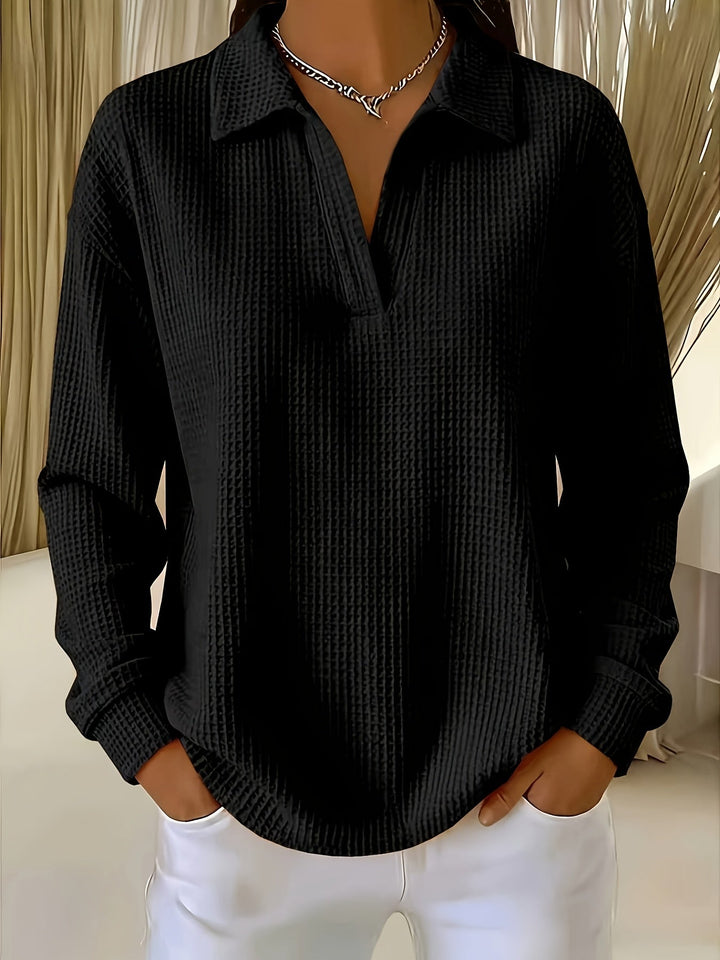 Daphnie - Elegante Camicia Con Colletto Alla Polo
