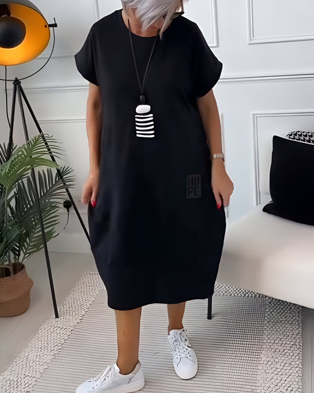 Jocelyn - Abito Casuale Con Tasche e Confort