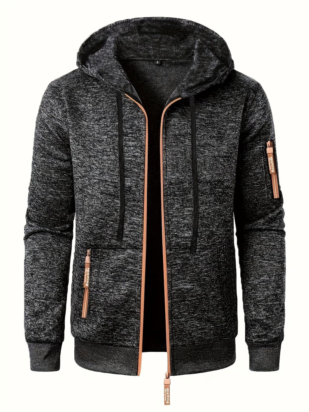 Ewen - Felpa Con Cappuccio a Maniche Lunghe E Zip