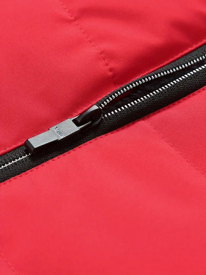 Bavuma - Giacca Casual in Poliestere Con Cerniera