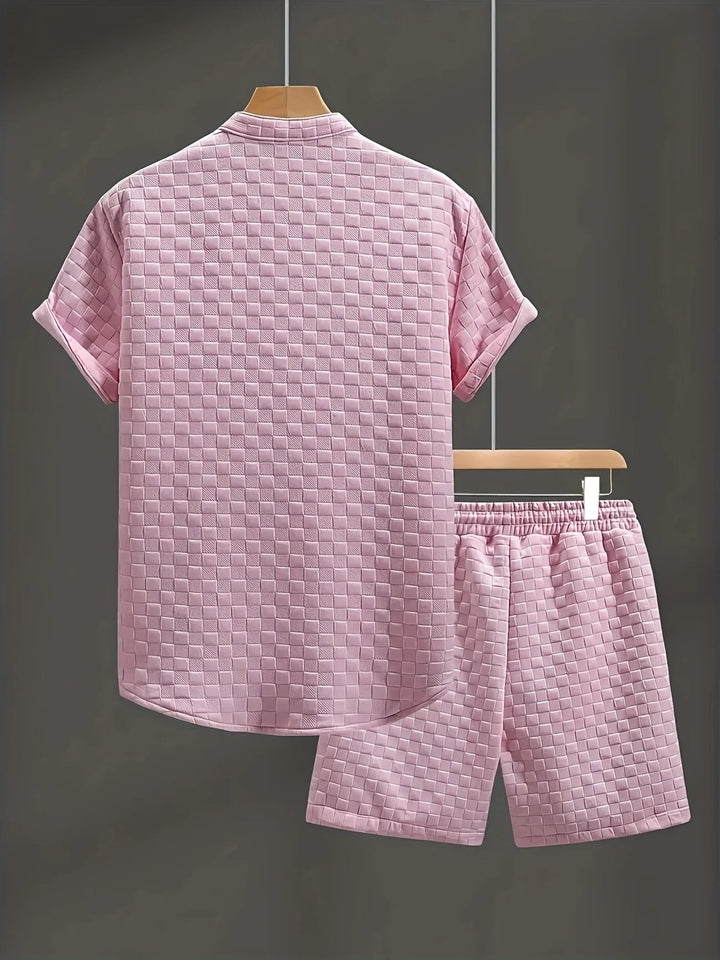 Zane - Set Casual Estivo Con Camicia a Maniche Corte e Pantaloncini