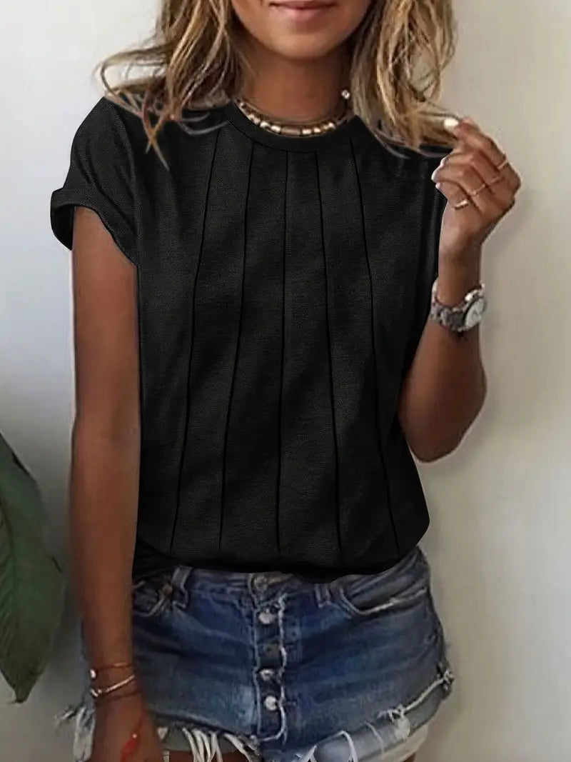 Vitaliya - Maglietta Casuale A Maniche Corte
