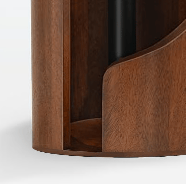 WoodRipple - Portarotolo in Legno per Carta Igienica