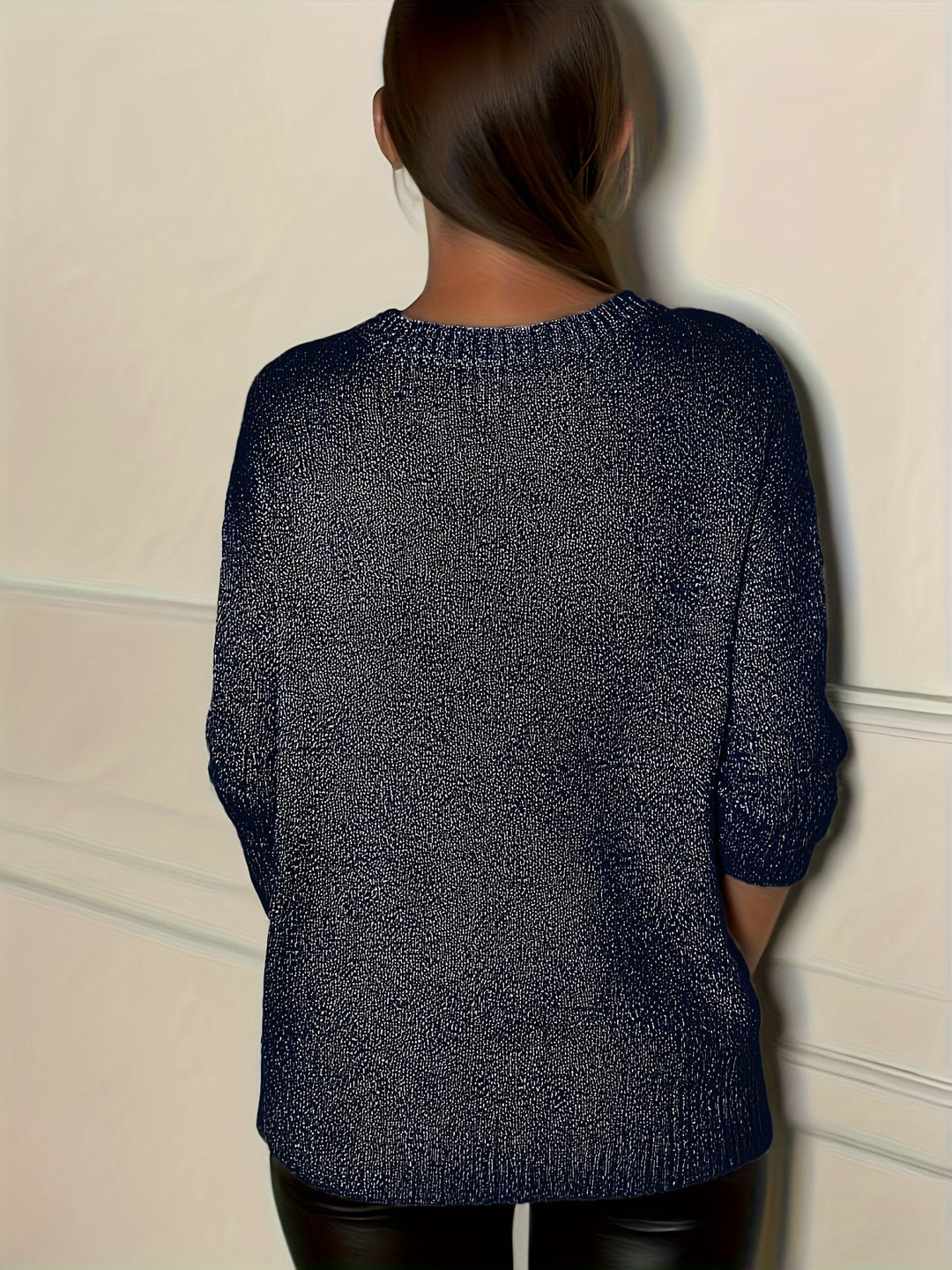 Healy - Maglione Lavorato a Maglia Con Scollo a V