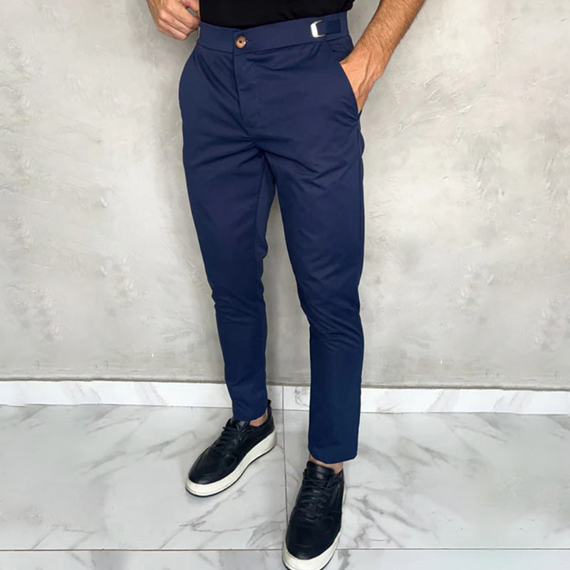 Matan - Pantaloni Classici Elasticizzati Slim Fit