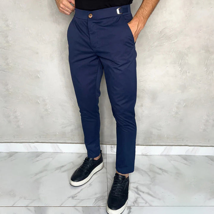 Matan - Pantaloni Classici Elasticizzati Slim Fit