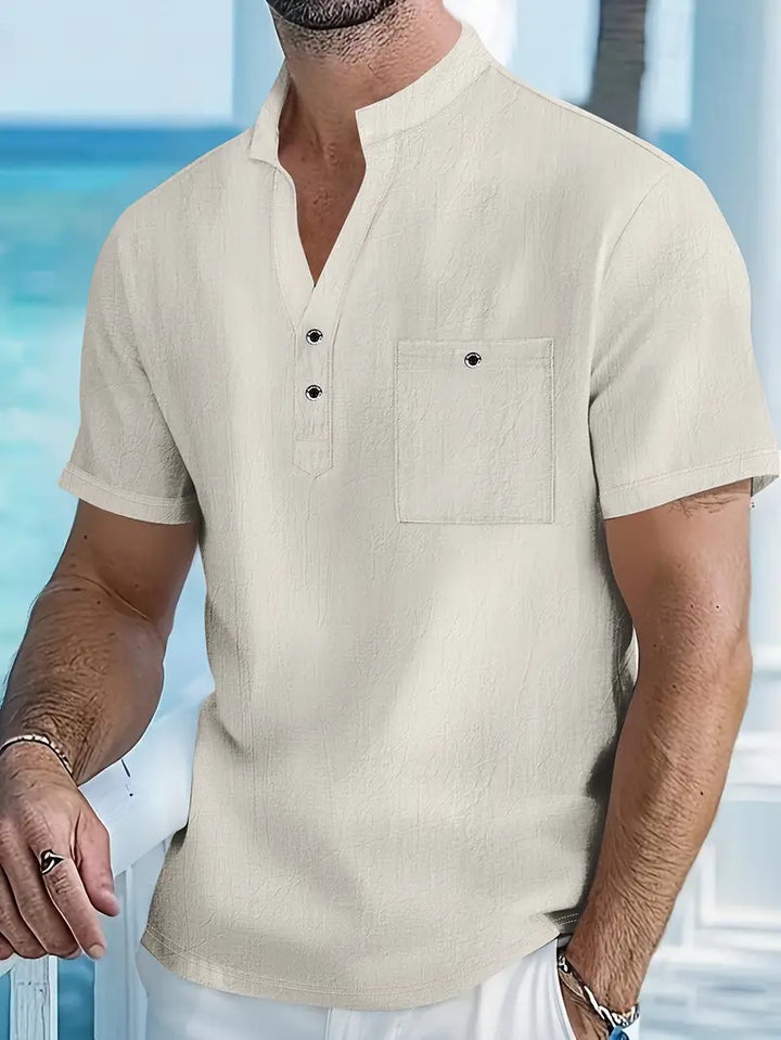 Vaughn - Elegante Camicia A Maniche Corte