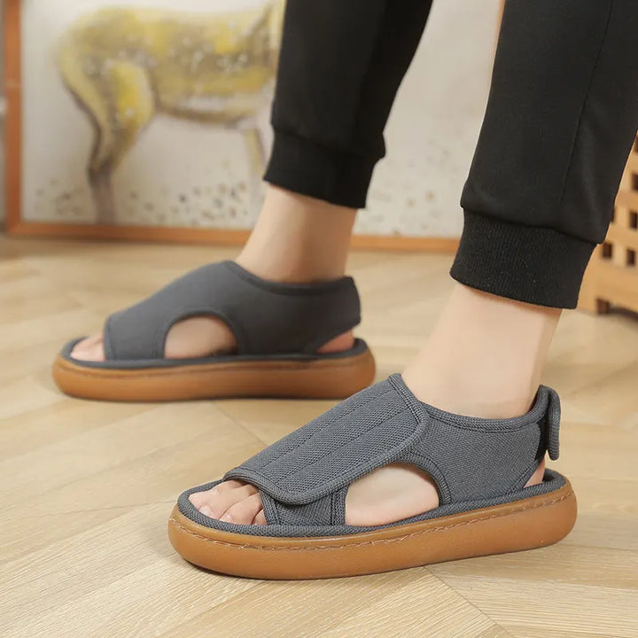 Karena - Sandali Regolabili Con Chiusura in Velcro Antiscivolo
