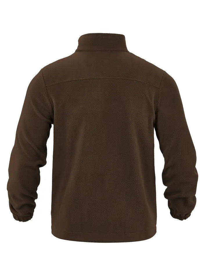 Barron - Giacca Casual In Pile Con Zip e Tasca