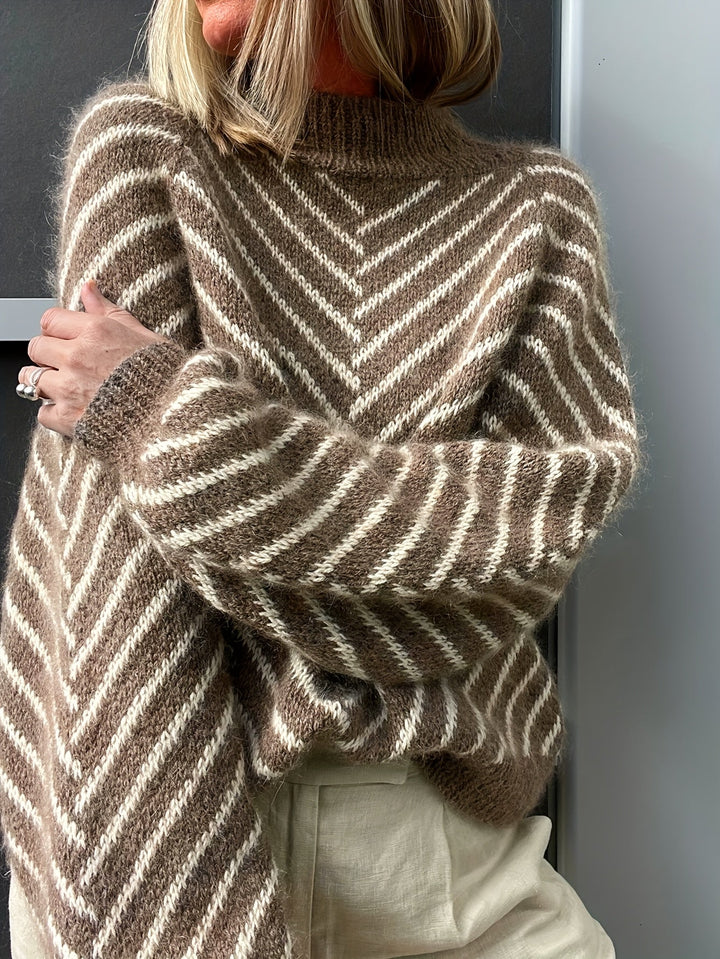 Klarysa - Maglione Casual a Maniche Lunghe Lavorato a Maglia