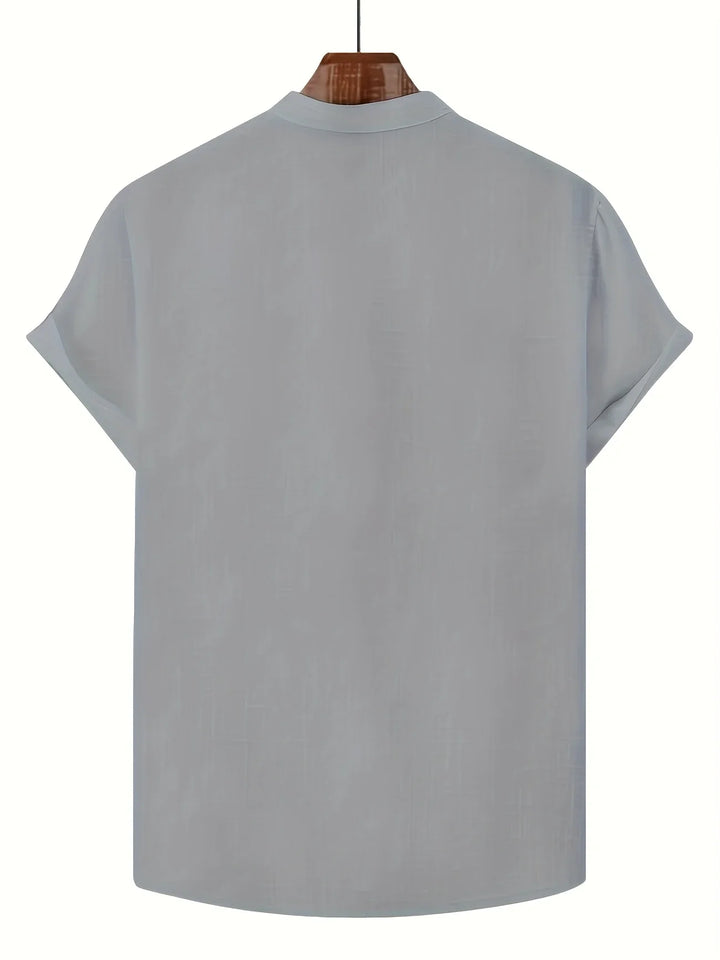 Putin - Camicia Taspirante a Maniche Corte Con Taschino