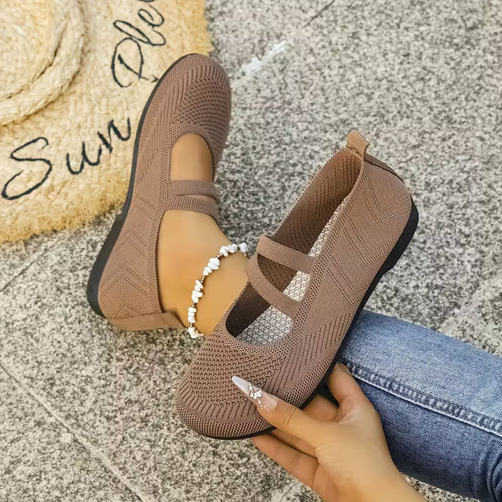 Kethryn - Scarpe Slip on in Maglia Mary Jane