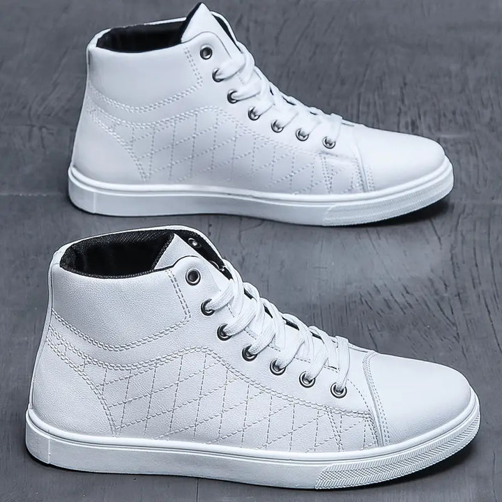 Gayle - Sneaker Casual a Metà Gamba Con Motivo a Quadri