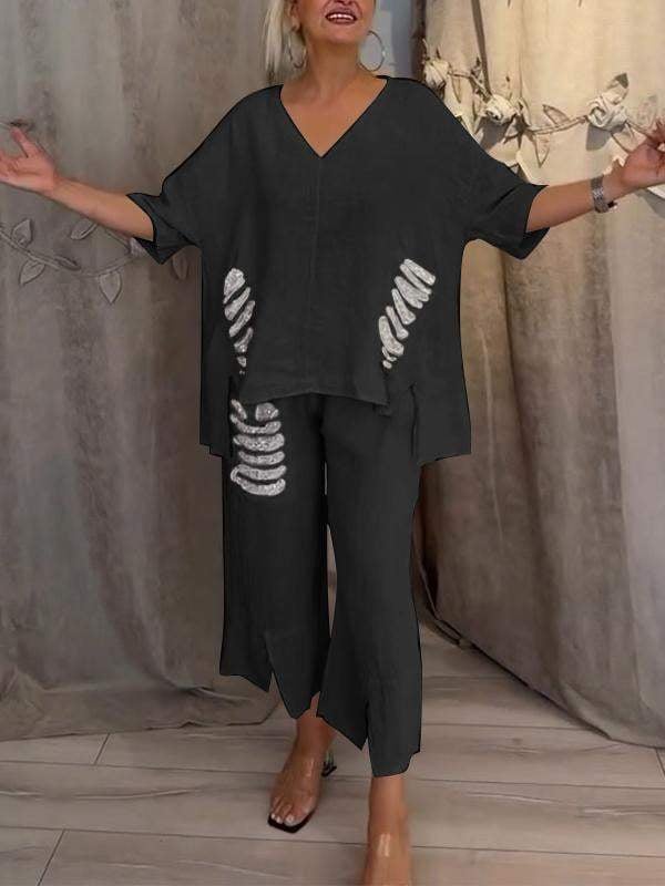 Ebony - Due Pezzi Estivi Outfit Impostata