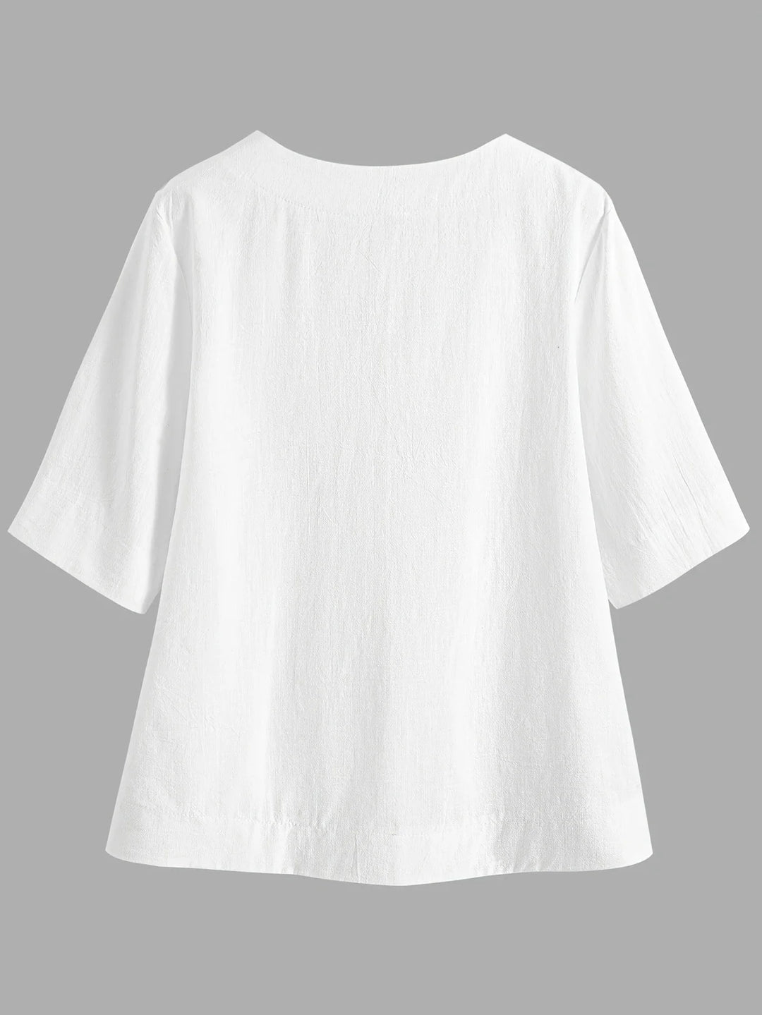 Mattea - Casual Vestibilità Ampia Top Con Scollo a V