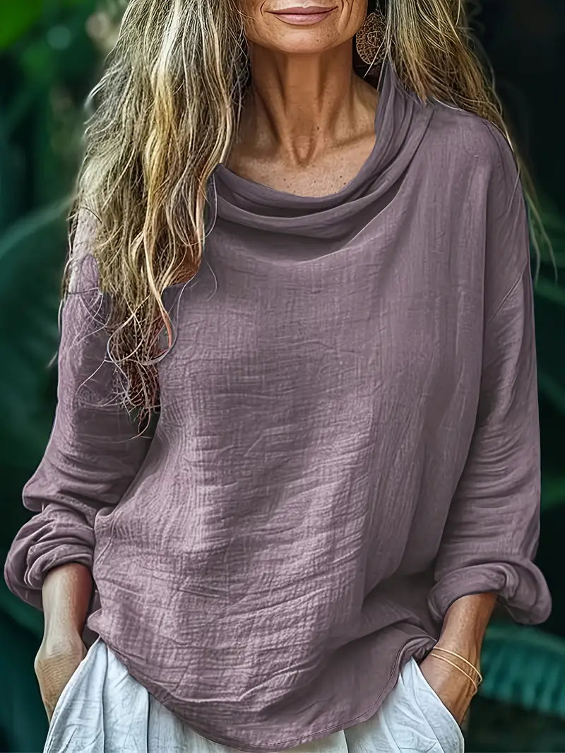 Hellen - Elegante Camicetta a Maniche Lunghe