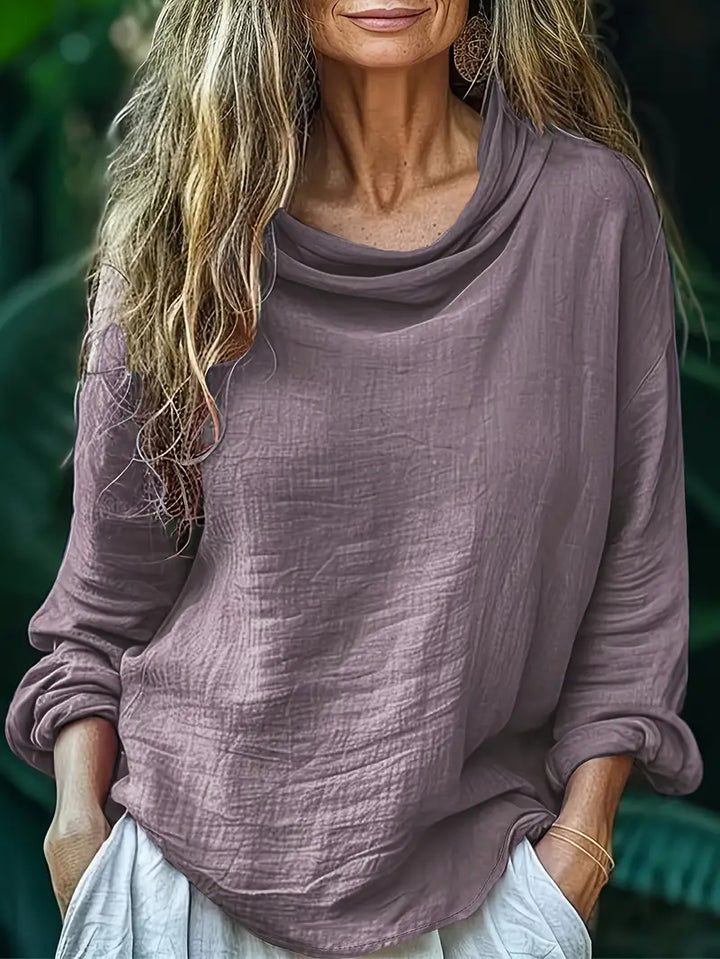 Hellen - Elegante Camicetta a Maniche Lunghe