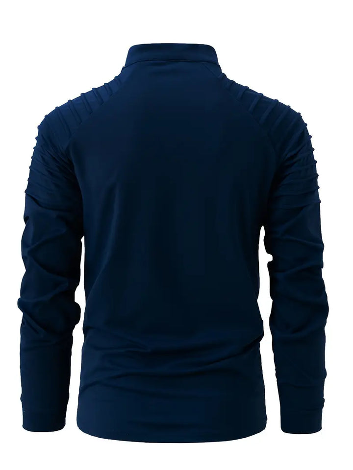 Linwood  - Polo a Maniche Lunghe Con Cerniera