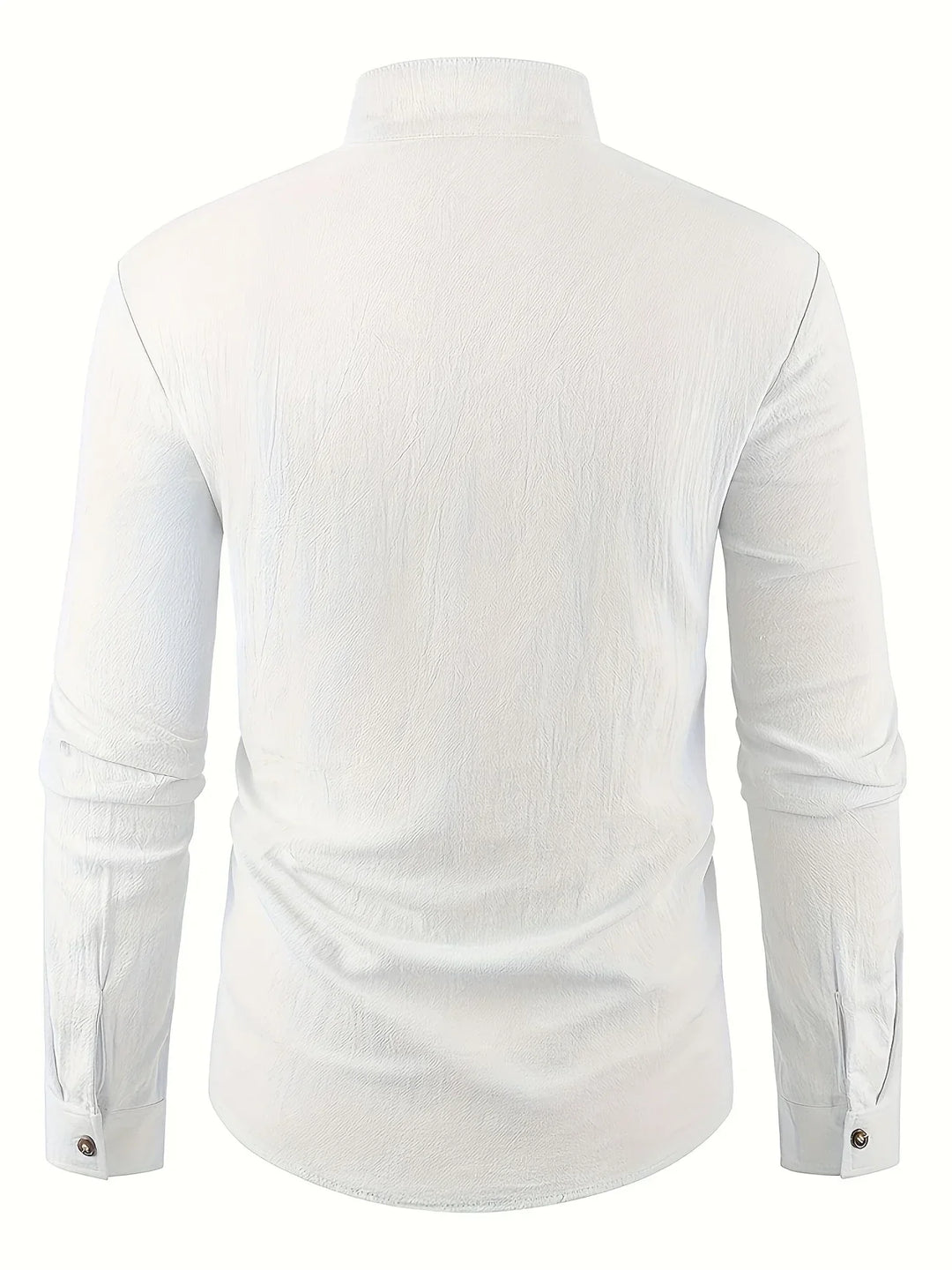 Shayne - Camicia Leggera In Cotone E Lino Con Maniche Lunghe