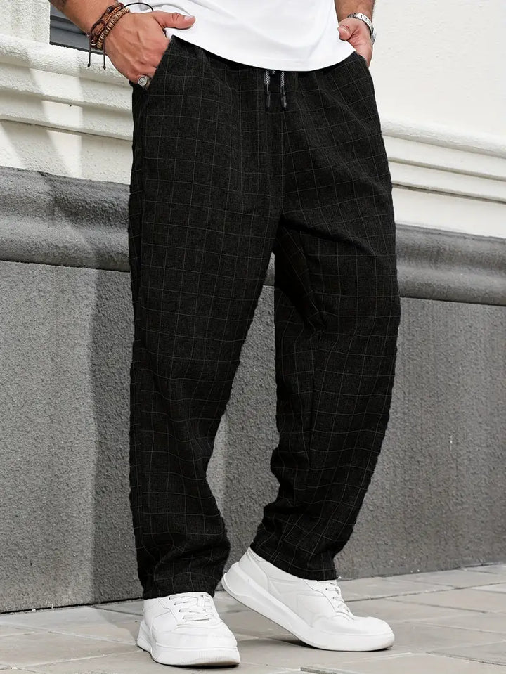 Rodolfo - Traspirante Plaid Stampa Pantaloni