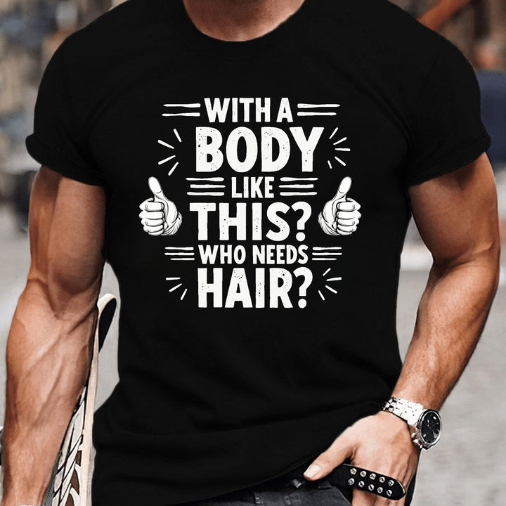 Hairy – T-Camicia Elegante Con Maniche Corte