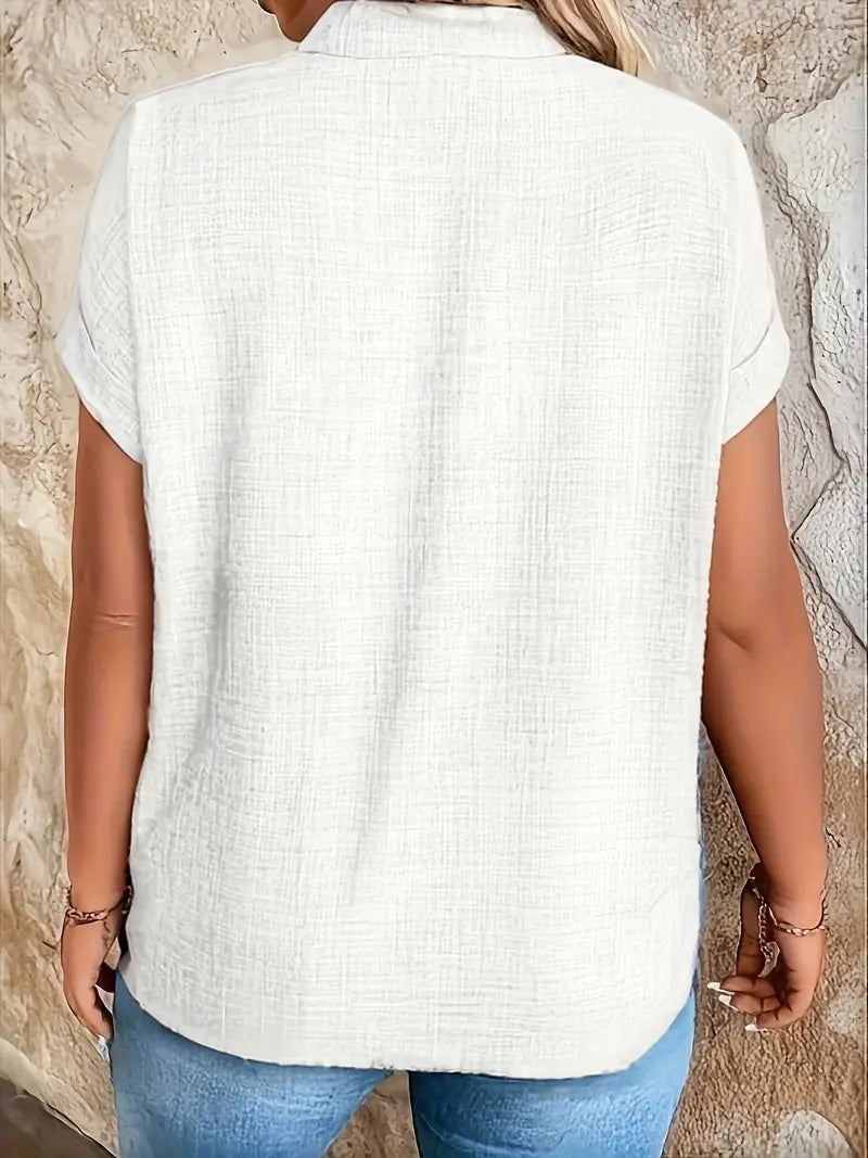 Rosabelle - Camicetta Informale Con Scollo a V