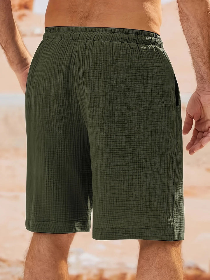 Bancroft - Eleganti Pantaloncini Larghi Con Tasche