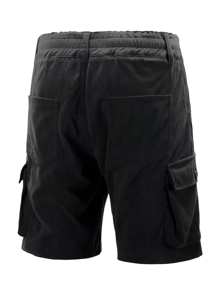 Jorit - Pantaloncini Merci in Velluto a Coste Con Trama 3D