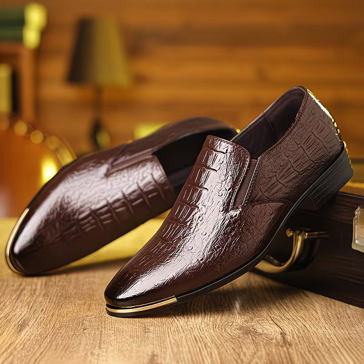Natanor - Scarpe Casual Con Motivo Coccodrillo
