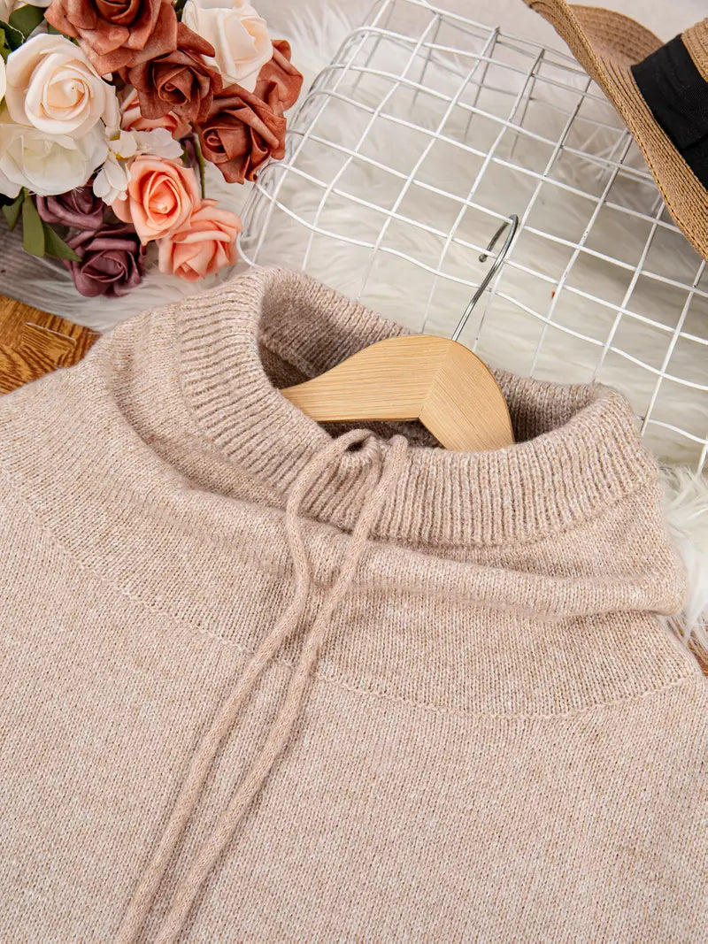 Natala - Maglione Lavorato a Maglia Con Tasca a Marsupio