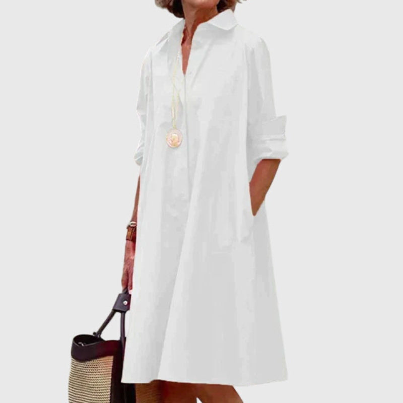 Oshadi - Elegante Miniabito Con Tasche