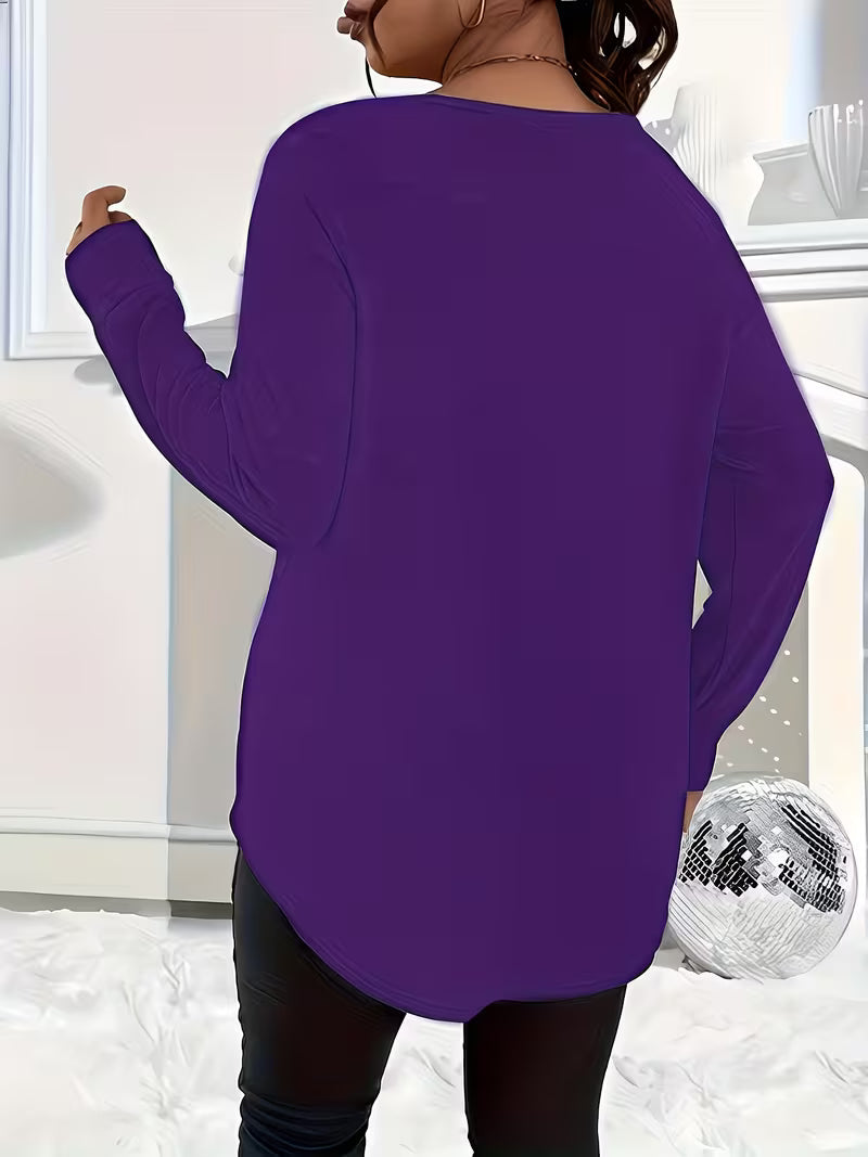 Liorah - Elegante Camicia Con Maniche Lunghe e Zip
