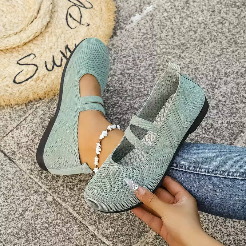 Kethryn - Scarpe Slip on in Maglia Mary Jane